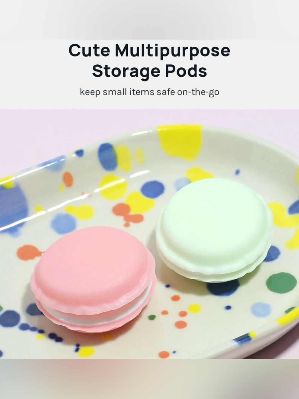 Mini Macaron Storage Pods - Picture 3 of 4